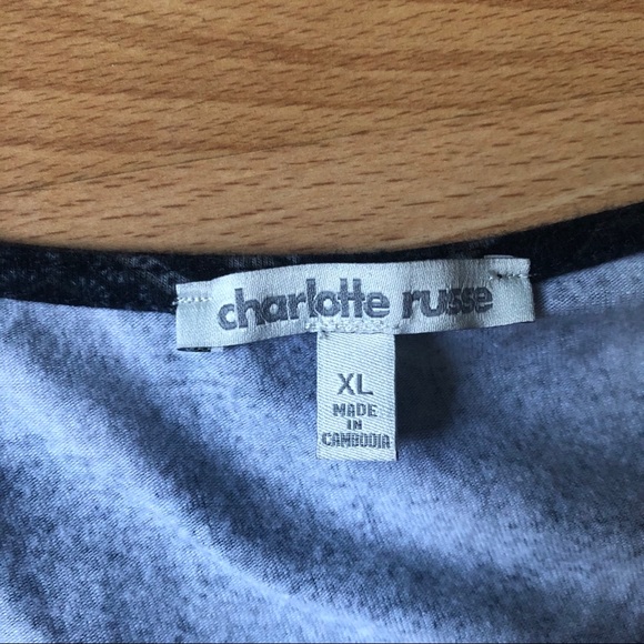 CHARLOTTE RUSSE gray cage dress - Picture 7 of 16